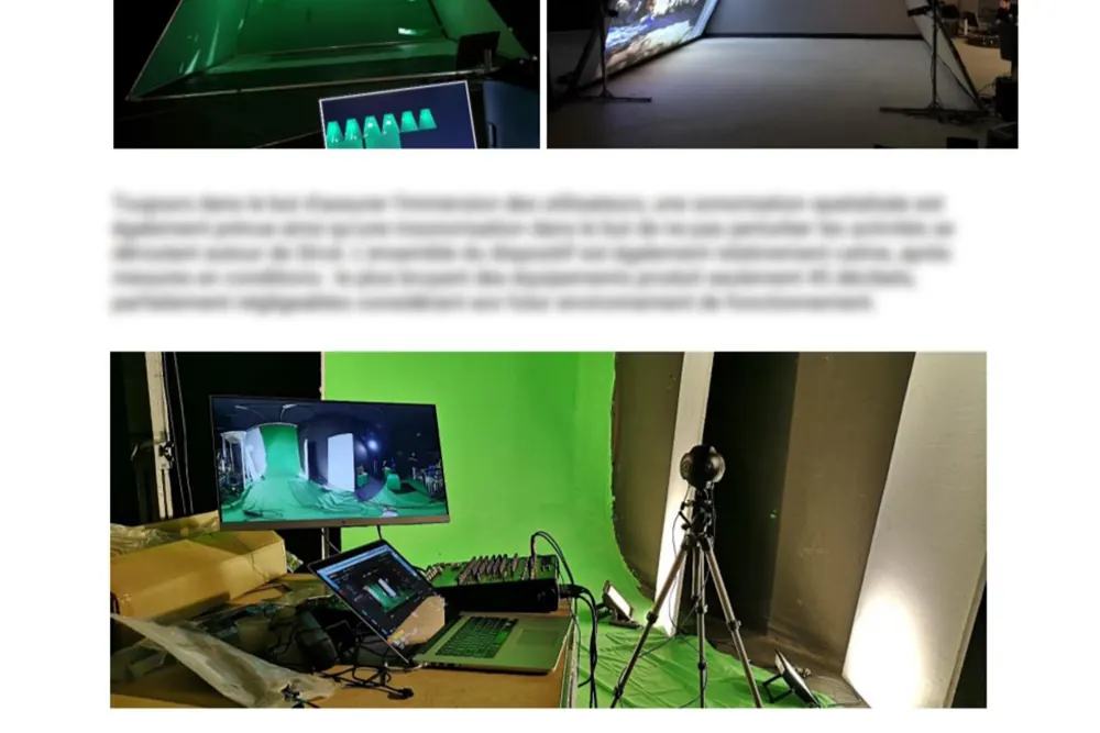 Collage of technical documentation pages