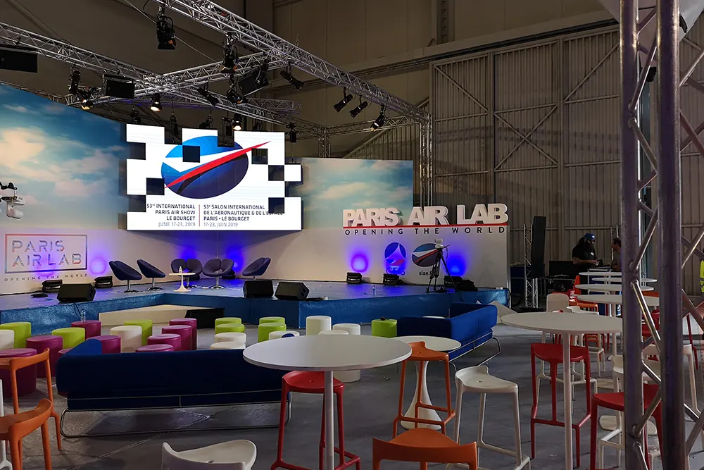 Showroom exhibits
