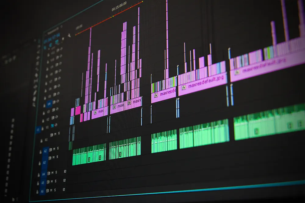 Video editing timeline